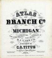 Branch County 1872 